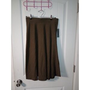 Cirana Women's Skirt-Size Large-Olive & Black